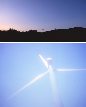 浜中町風力発電所の風景その5